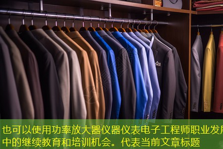 功率放大器仪器仪表电子工程师职业发展中的继续教育和培训机会。 功率放大器仪器仪表电子工程师职业发展中的继续教育和培训机会。